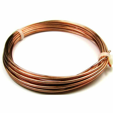 Copper Craft Wire Unplated Anti Tarnish 1.75M Coil 1.5mm