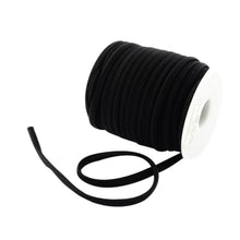 Load image into Gallery viewer, 2m x Black Habotai Stretchy Spandex 5mm Thong Cord