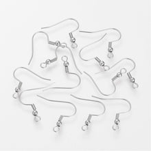 Load image into Gallery viewer, 304 Stainless Steel Earring Hooks 21 x 21 x 3mm Pack of 20