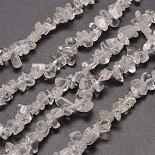 Load image into Gallery viewer, Long Strand Of 240+ Clear Quartz 5-8mm Chip Beads