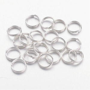 Pack of 200 Iron Split Rings, 8 x 1.4mm