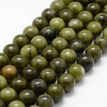 Load image into Gallery viewer, Natural Chinese Jade 10mm Strand 35+ Beads
