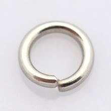 Load image into Gallery viewer, 304 Stainless Steel  8 x 1mm Open Unsoldered Jump Rings Pack Of 110