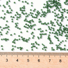 Load image into Gallery viewer, TOHO Japanese Seed Beads,10g approx 3000 Beads, Round, 15/0 Opaque - Pine Green