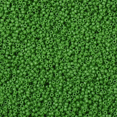 TOHO Japanese Seed Beads,10g approx 3000 Beads, Round, 15/0 Opaque - Mint Green
