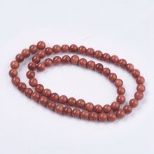 Load image into Gallery viewer, Strand of Synthetic 8mm Brown Goldstone Beads