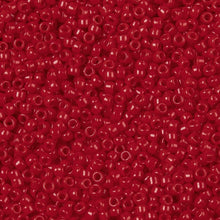 Load image into Gallery viewer, TOHO Japanese Seed Beads,10g approx 3000 Beads, Round, 15/0 Opaque - Cherry