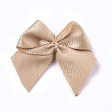 Load image into Gallery viewer, Pack of 30 Polyester Bowknot Bows 3.5cm - Camel