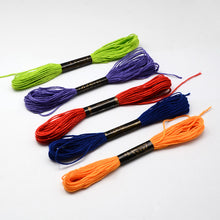 Load image into Gallery viewer, 6 Pcs Mixed Colour 8m Embroidery Skeins 100% Cotton