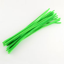 Load image into Gallery viewer, Pack of 50 Spring Green Pipe Cleaners, Chenille Craft Wire