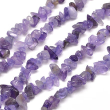Load image into Gallery viewer, Amethyst Agate Gemstone Chip Beads - 33&quot; Strand