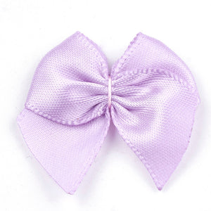 Pack of 30 Polyester Bowknot Bows 3.5cm - Lilac