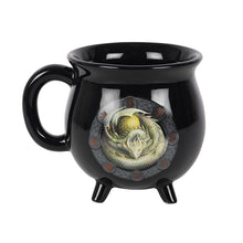 Load image into Gallery viewer, Ostara Colour Changing Cauldron Mug by Anne Stokes