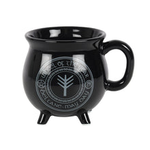 Load image into Gallery viewer, Beltane Colour Changing Cauldron Mug by Anne Stokes
