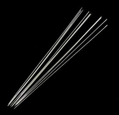 Pack of 10 Steel Beading Needles - 100 x 0.7mm