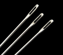Load image into Gallery viewer, Pack of 10 Steel Beading Needles - 100 x 0.7mm