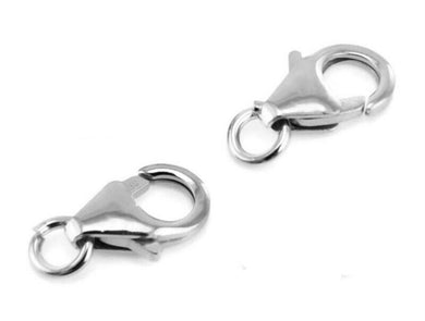 925 Sterling Silver Small Lobster Clasp 8.2mm Pack of 5