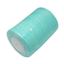 Load image into Gallery viewer, Sheer Organza Ribbon 12mm Sky Blue 45 Mtr Roll