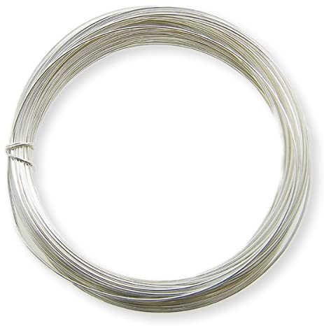 6m x 0.8mm Coil Silver Copper Wire Anti Tarnish