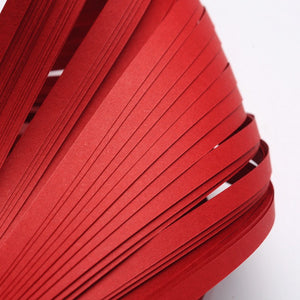 Paper Quilling Strips Red 53cm x 5mm Pack of 110+
