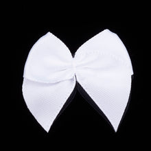 Load image into Gallery viewer, Pack of 30 Polyester Bowknot Bows 3.5cm - White