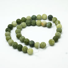Load image into Gallery viewer, Natural Frosted Taiwan Jade 10mm Strand 35+ Beads