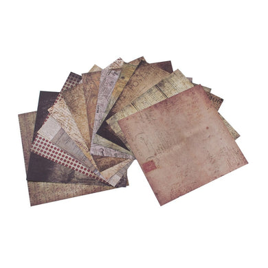Vintage Style Crafting Paper, Scrapbooking, Background Paper 15 x 15cm