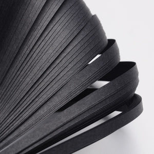 Paper Quilling Strips Black 53cm x 5mm Pack of 110+