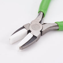 Load image into Gallery viewer, Jewellery Pliers, Nylon Jaw Flat Nose Pliers, Carbon Steel 130mm