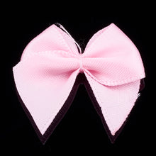 Load image into Gallery viewer, Pack of 30 Polyester Bowknot Bows 3.5cm - Bright Pink