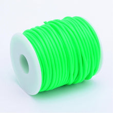Load image into Gallery viewer, Rubber Hollow Tube Cord Lime Green 5M Continuous Length 2mm Thick