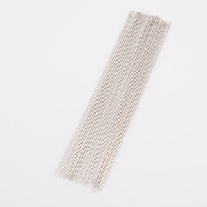 Pack of 10 Steel Beading Needles - 80 x 0.45mm