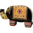 Leather Money Box - Medium Elephant Various Colours Picked at Random