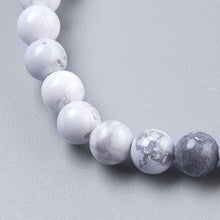 Load image into Gallery viewer, Strand 20+ Natural White Howlite 8mm Beads