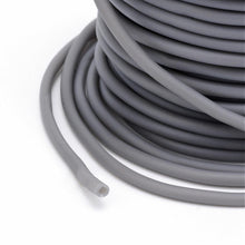 Load image into Gallery viewer, Rubber Hollow Tube Cord Grey 5M Continuous Length 2mm Thick