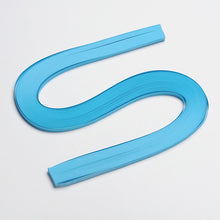 Load image into Gallery viewer, Paper Quilling Strips Deep Sky Blue Blue 53cm x 5mm Pack of 110+