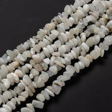 Load image into Gallery viewer, Long Strand of Grey Moonstone 5-8mm Chips