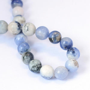 Strand Of 60+ Blue Sodalite 6mm Plain Round Beads