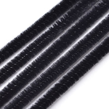 Load image into Gallery viewer, Pack of 50 Black Pipe Cleaners, Chenille Craft Wire