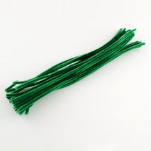 Load image into Gallery viewer, Pack of 50 Green Pipe Cleaners, Chenille Craft Wire