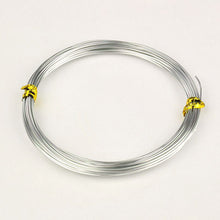 Load image into Gallery viewer, 1 x Silver Aluminium Craft Wire 20 Metre x 1mm Coil