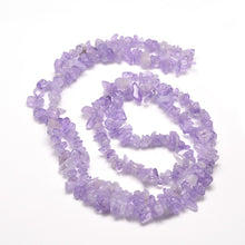 Load image into Gallery viewer, Natural Light Lilac Amethyst Chip 5 - 8mm Beads