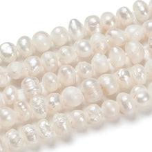 Load image into Gallery viewer, Strand 100+ Cream 3-4mm Potato Cultured Freshwater Pearls