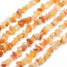 Load image into Gallery viewer, Long Strand Of 240+ Yellow Jade 5-8mm Chip Beads