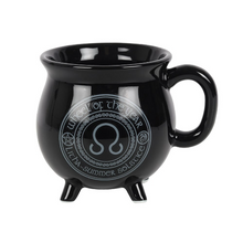 Load image into Gallery viewer, Litha Colour Changing Cauldron Mug by Anne Stokes