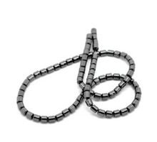 Load image into Gallery viewer, Gunmetal Non Magnetic Hematite Loose Beads Column 4 x 5mm