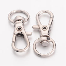 Load image into Gallery viewer, 10 x Alloy Swivel Lobster Claw Clasp 30.5 x 11mm