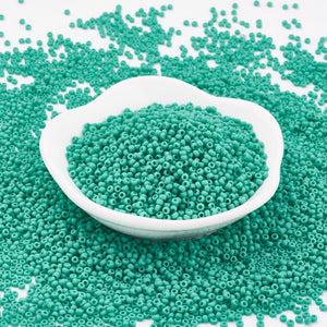 TOHO Japanese Seed Beads,10g approx 920 Beads, Round, 11/0 Opaque - Turquoise