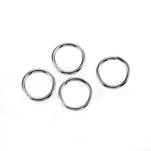304 Stainless Steel Jump Rings 8 x 0.9mm Pack of 110