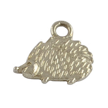 Load image into Gallery viewer, Packet of 10 x Antique Silver Tibetan 13mm Charms Pendants (Hedgehog)